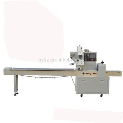 China Food Plastic Flow Wrap Machine , Electric HFFS Automatic Packing Machine supplier