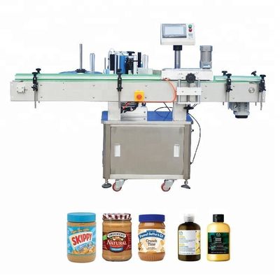 China Vertical Self - Adhesive  Bottle Labeling Machine For Medicine / Commodity / Foodstuff supplier