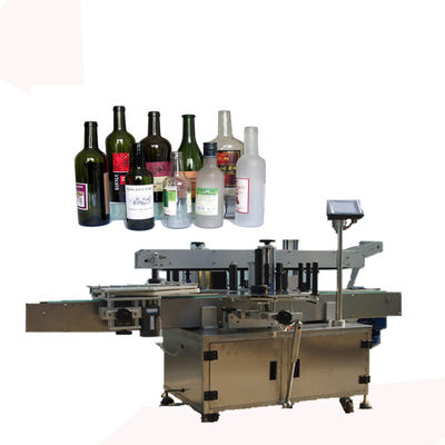 China Flat / Square Bottle Front And Back Labeling Machine PLC Control System Founded supplier