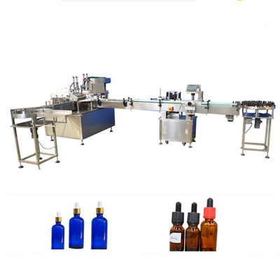 China PLC Control Essential Oil Bottle Filling Machine For Plastic Or Glass Bottle supplier