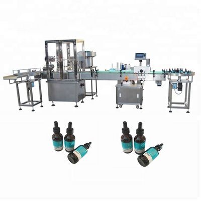 China 15-40 Bottles/Min Essential Oil Filling Machine For 30ml Glass Bottle Filling Line supplier