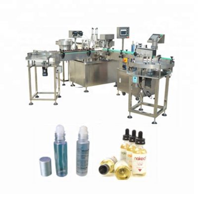 China Ball Shaped Vial Liquid Filling Machine With 2 Nozzles Filler 15-40 bottles/min supplier