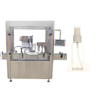 China 10-35 bottles/min Shampoo Filling Machine , PLC Control Automatic Bottle Filling Machine supplier