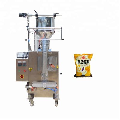 China Photoelectric Tracking Ketchup Packaging Machine , 350kg Hot Sauce Filling Machine supplier