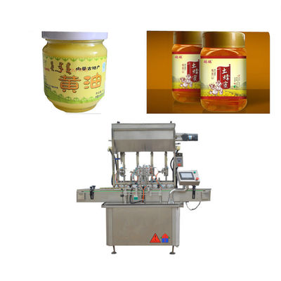 China PLC Control Sauce Paste Bottle Filling Machine For Filling And Capping Semi - Liquid Products supplier