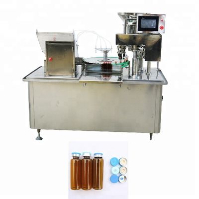 China PLC Control Automatic Water Bottle Filling Machine For Production Line 5ml - 30ml Filling Range supplier