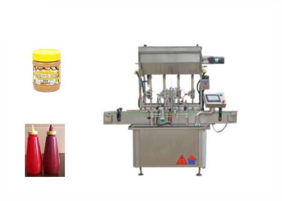 China Semi - Liquid Sauce Paste Bottle Filling Machine 50ml - 1000ml Filling Volume supplier