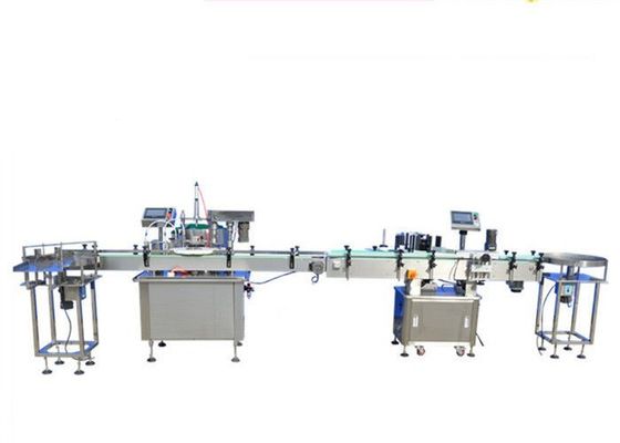 China Touch Screen Nail Polish Filling Machine , Two Heads Glass Bottle Filling Machine supplier