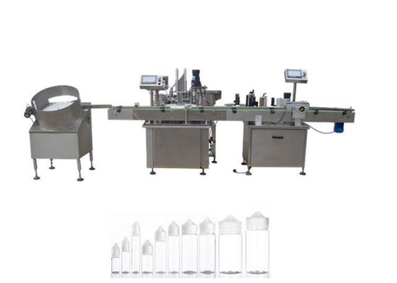 China PLC Control Electronic Liquid Filling Machine For Chubby Gorilla 120ml Bottle 4oz supplier