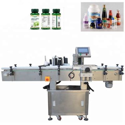 China Vertical Stainless Steel Vial Labeling Machine , Wood Packaging Automatic Labeling Machine supplier