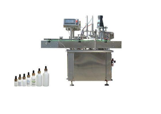 China 5-35 Bottles/Min Electronic Liquid Filling Machine 10ml - 60ml Filling Volume supplier