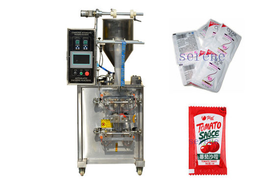 China 1.6kw Vertical Food Packing Machine , Electric Driven Type Ketchup Packing Machine supplier