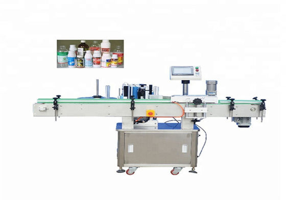 China GMP Require Automatic Bottle Labeling Machine Used For Round / Flat / Square Bottle supplier