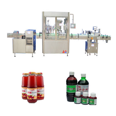 China Touch Screen Automatic Liquid Filling Machine 50ml - 1000ml Filling Volume Available supplier