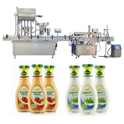 China 4 / 6 Heads Automatic Jam Filling Machine SS304 / 316 Material For Pharmaceuticals supplier