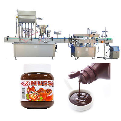 China Automatic Tomato Sauce Bottle Filling Machine 10ml - 500ml Filling Capping Volume supplier
